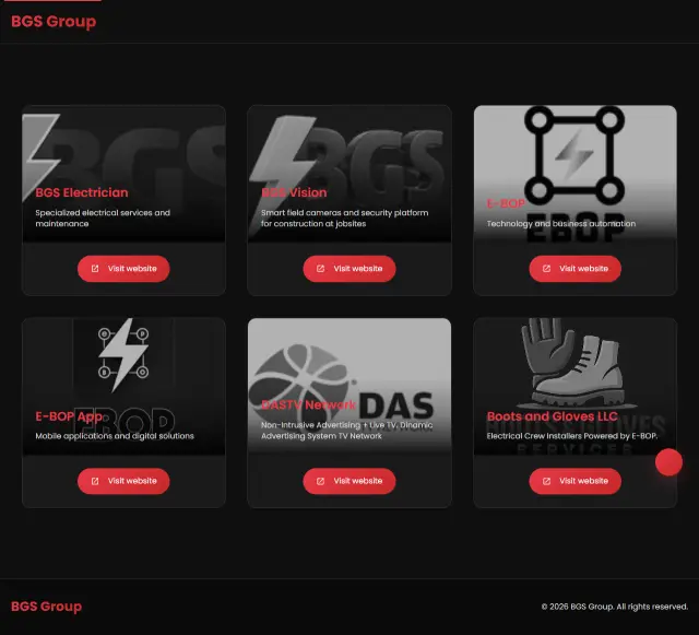 Captura del sitio BGS50